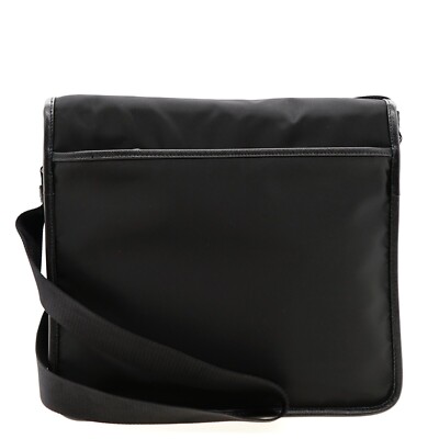 Prada Shoulder Bag Black Nylon Messenger 2VD166 New | eBay