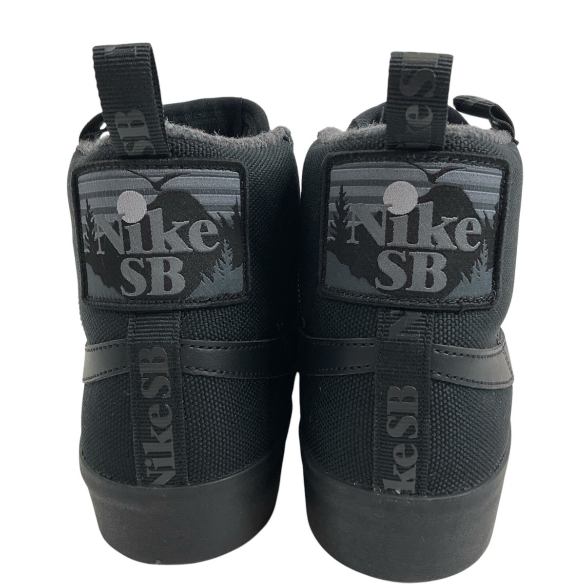 Nike Shoes Mens Sz 7.5 SB Zoom Blazer Mid Premium Triple Black