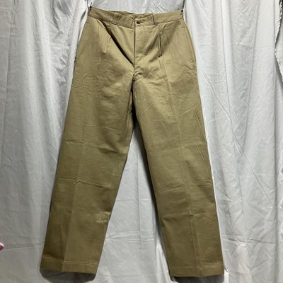 French Army M52 Chino Pants Golden Men's Size L Military Surplus