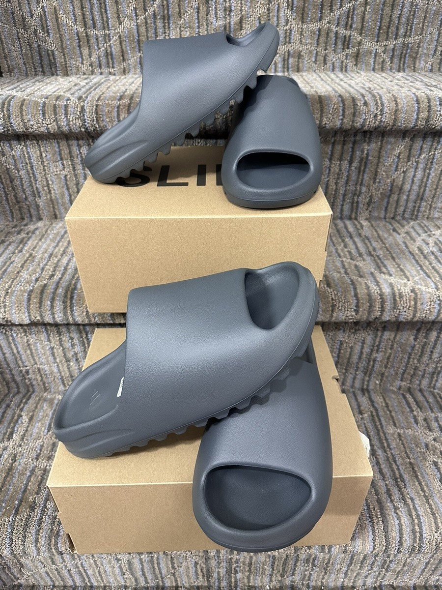 Adidas YZY Yeezy Slide Slate Grey ID2350 Size 9 M/ 10 W | eBay