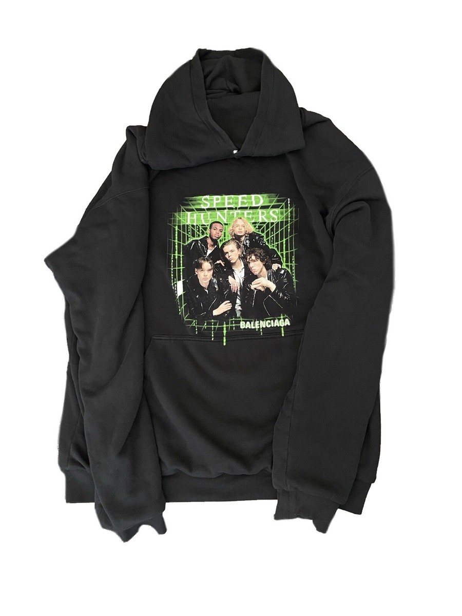 Balenciaga Speed Hunters Hoodie Size L Black | eBay