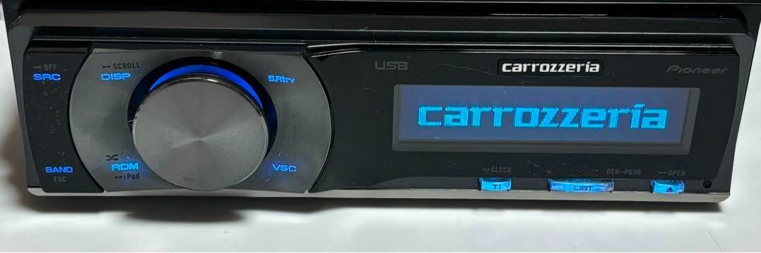 Carrozzeria DEH-P630 Pioneer Car Audio CD / USB 1DIN Used Tested