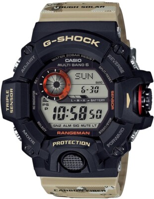 Very Rare CASIO G-Shock Rugged Desert Camo Rangeman GW9400-DCJ-1JF