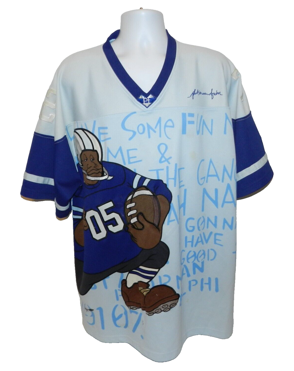 Vintage Men's Platinum Fubu Royal Blue Size XXL Blue Fat Albert