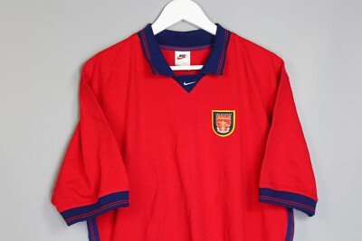 ARSENAL LONDON 1999 2000 VINTAGE POLO SHIRT NIKE GUNNERS TRAINING