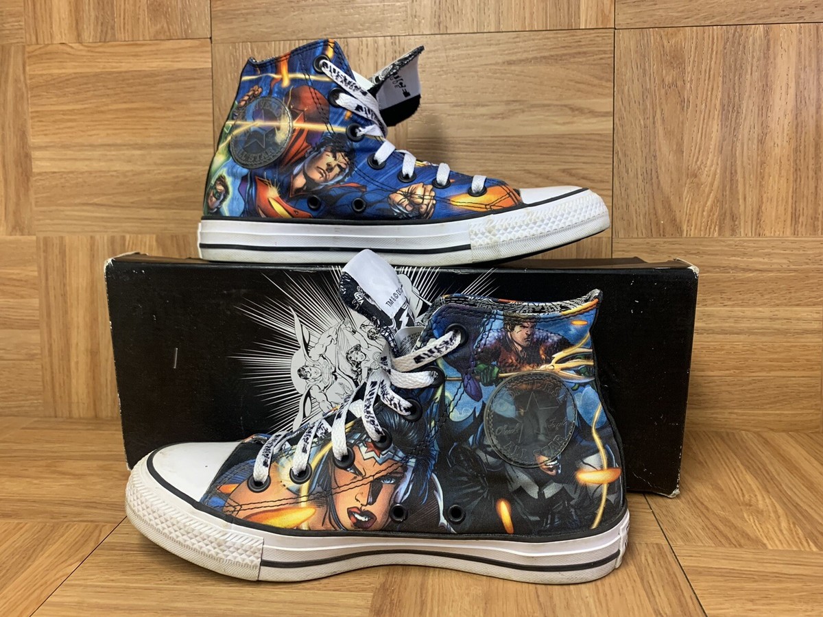 RARE🔥 Converse Chuck Taylor All Star Justice League Sz 5 Mens