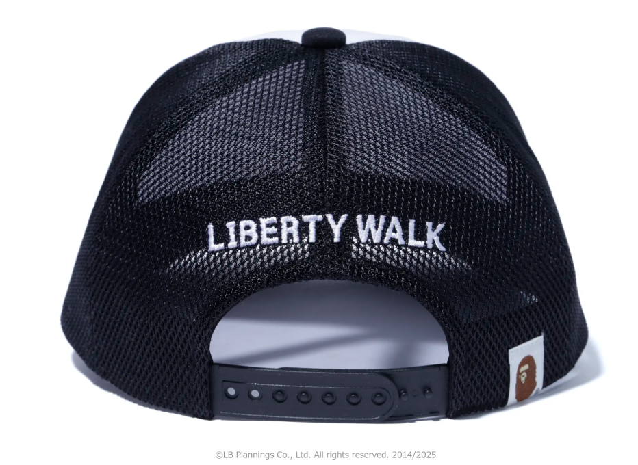 2025 Bape Liberty Walk LBWK bathing ape mesh cap new black free