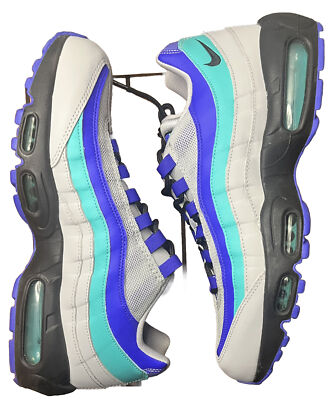 Men's Size 10 - Nike Air Max 95 Wolf Grey Aqua Grape | eBay