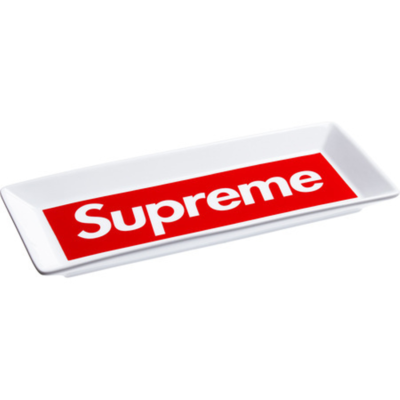 Supreme Box Logo Ceramic Tray White Red 2014 Ashtray BRAND NEW | eBay