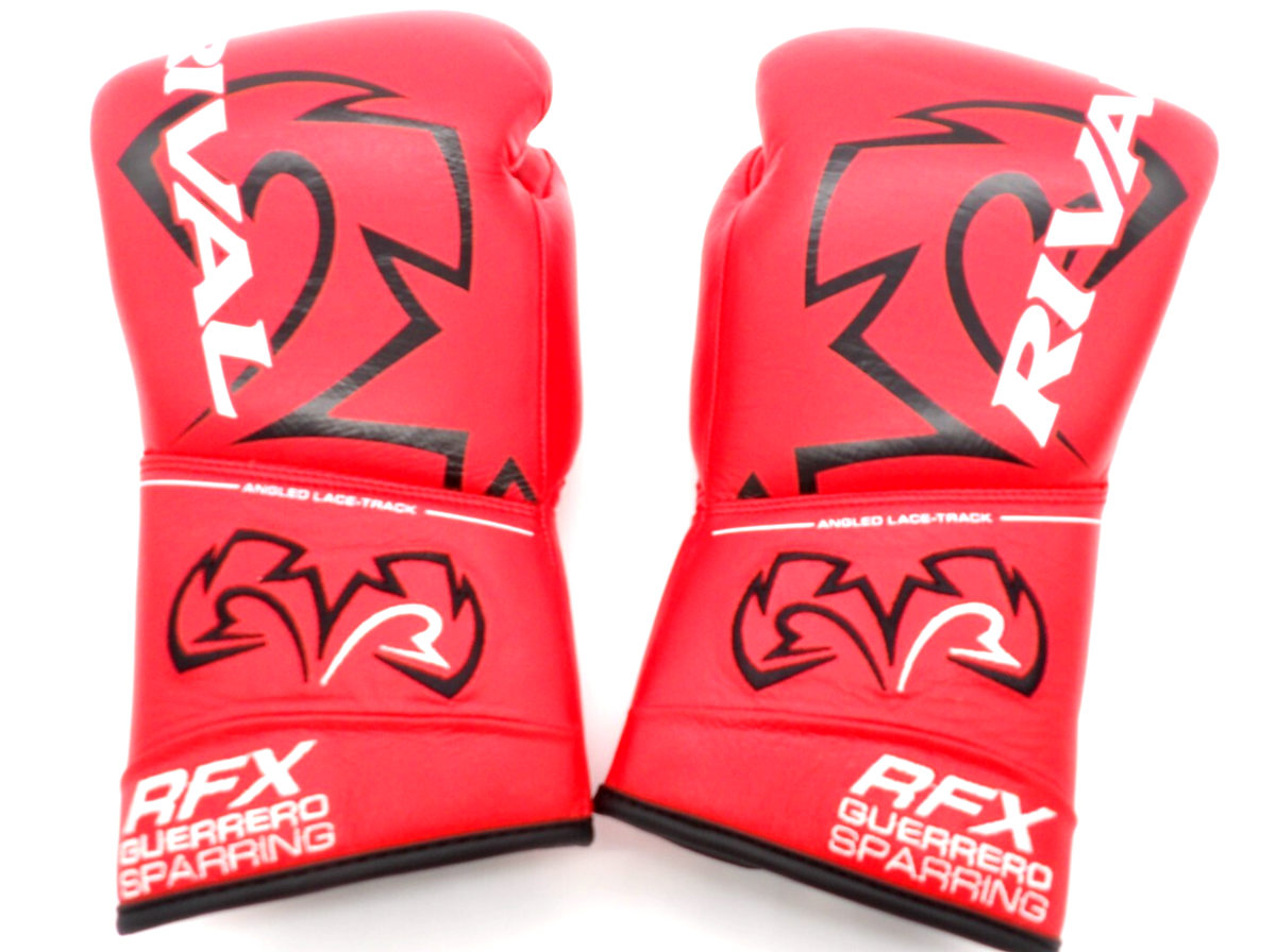 RIVAL Boxing RFX-Guerrero HDE-F Lace-Up Sparring Gloves - RD