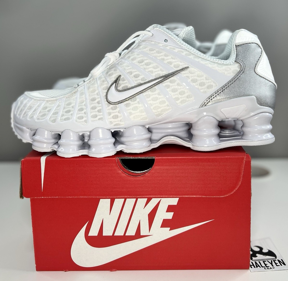 NEW Nike Shox TL 'White Metallic Silver' | Men Sizes 8 - 14