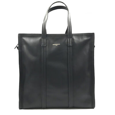 Balenciaga Bazar Shopper Medium Black Leather Ladies Tote Bag