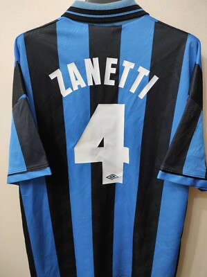 INTER MILAN 1994-1995 Zanetti 4 camiseta shirt trikot maillot