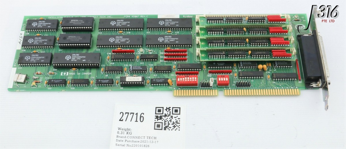 27716 CONNECT TECH PCB, INTELLICON FLEX-8, P/N: I4808064 45807 | eBay