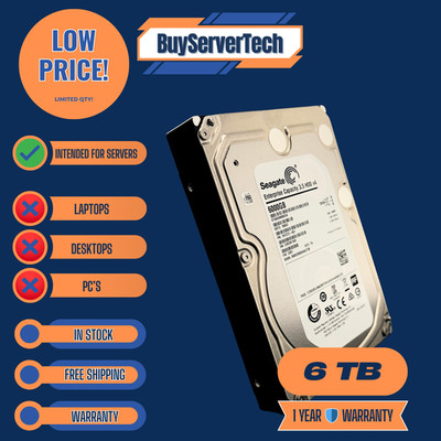 Seagate ST6000NM0034 6TB 7.2K 3.5