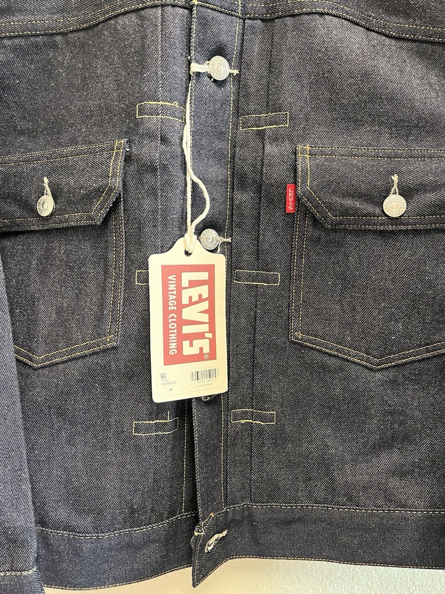 Levis 507 XX LVC Vintage Clothing Type 2 II Raw Denim Jacket Made