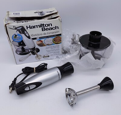 Hamilton Beach 59765 2-Speed Hand Blender No Whisk w/ Chopping