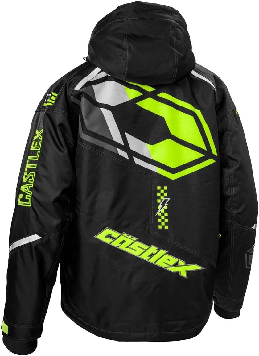 Castle X Men's Code G5 Jacket (Black/Hi-Vis - X-Large) 70-4038 | eBay