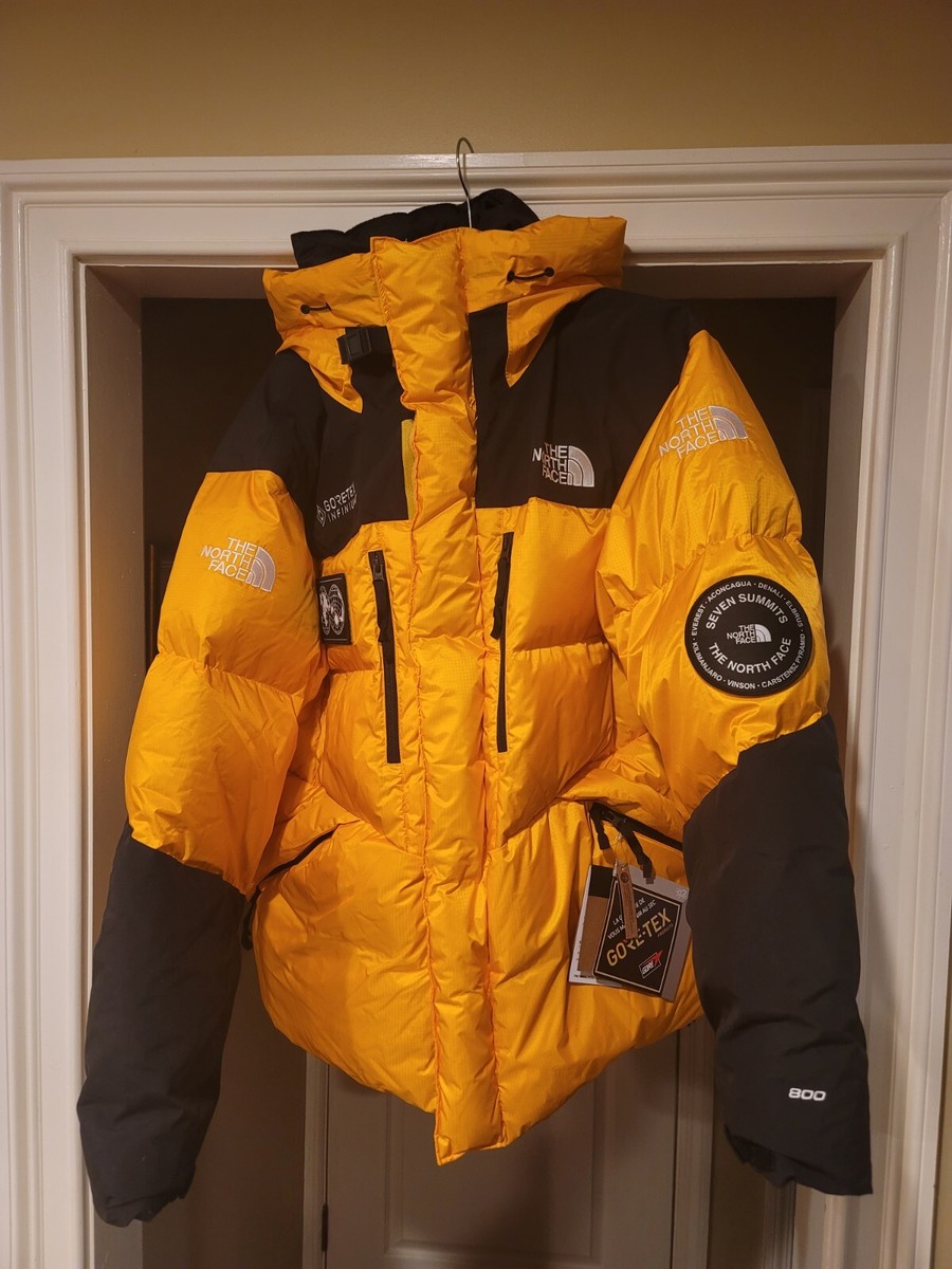 North Face-Yellow 7SE Himalayan Parka GoreTex-Summit Series-XL