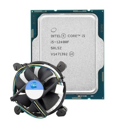 Intel Core I5 12400F LGA 1700 CPU Bulk Tray PC + Cooler Included
