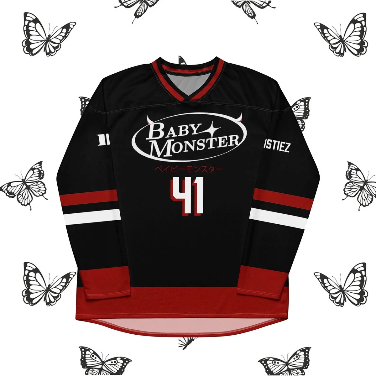 BABYMONSTER Hockey Jersey Monstiez Merch Shirt Kpop Concert Outfit