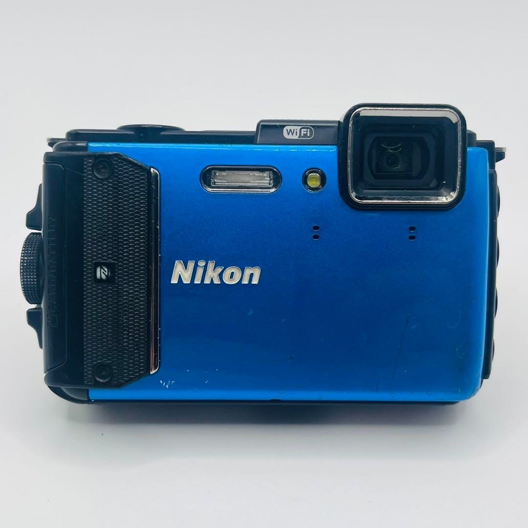 Nikon Digital Camera COOLPIX AW130 BLUE Waterproof UHD 4K From