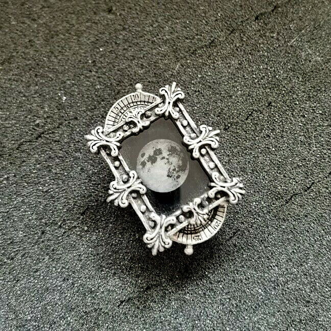 MOON PHASE OPTIMIZER ring pewter R157 Alchemy Gothic | eBay