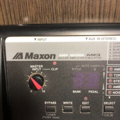 激レア エフェクター 即発送 Maxon AM3 AMP MANIA 激レア エフェクター