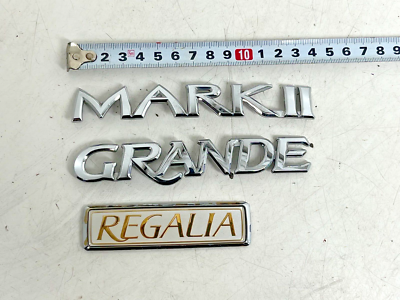 JDM TOYOTA MARK 2 GRANDE REGALIA GX110 JZX110 TRUNK EMBLEM OEM | eBay