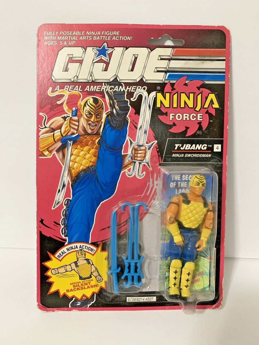GI Joe T'Jbang Ninja Swordsman Action Figure Ninja Force Fully