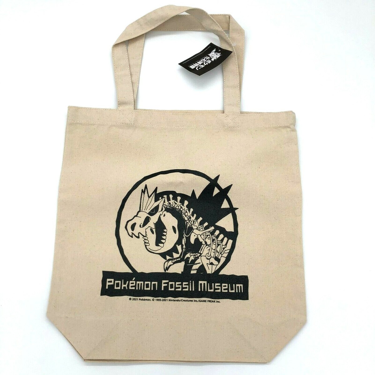 Pokemon Fossil Museum 2021 Japan tote bag Tyrantrum Skeleton type