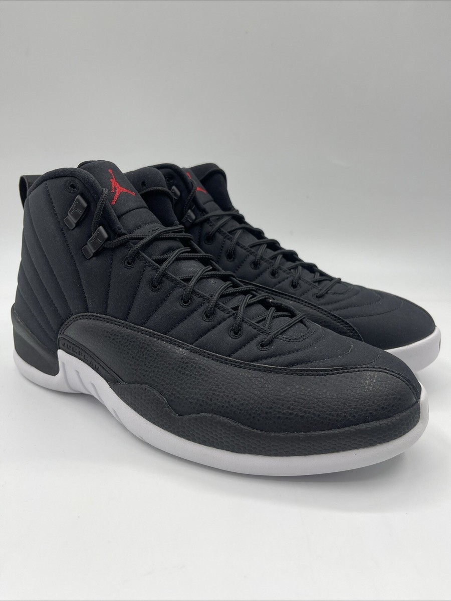 Air Jordan 12 Retro Neoprene Black/Gym Red-White 130690-004 Men's