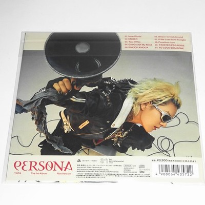 YUTA PERSONA (Riot Version) JAPAN CD+PHOTOCARD First Limited
