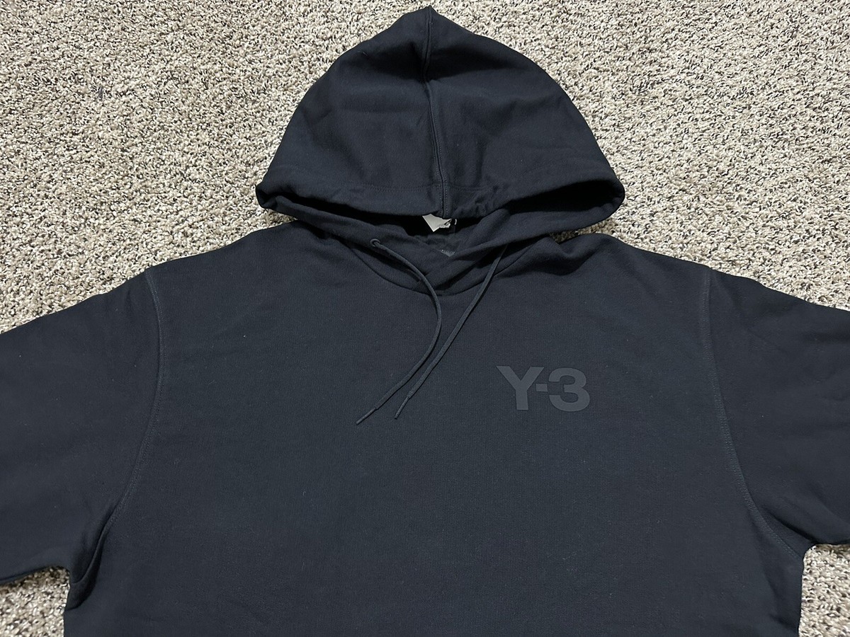 Y-3 YOHJI YAMAMOTO ADIDAS CLASSIC OVERSIZED HOODIE BLACK GV4198