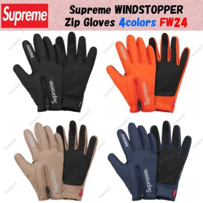 Supreme WINDSTOPPER Zip Gloves 4colors FW24 | eBay UK
