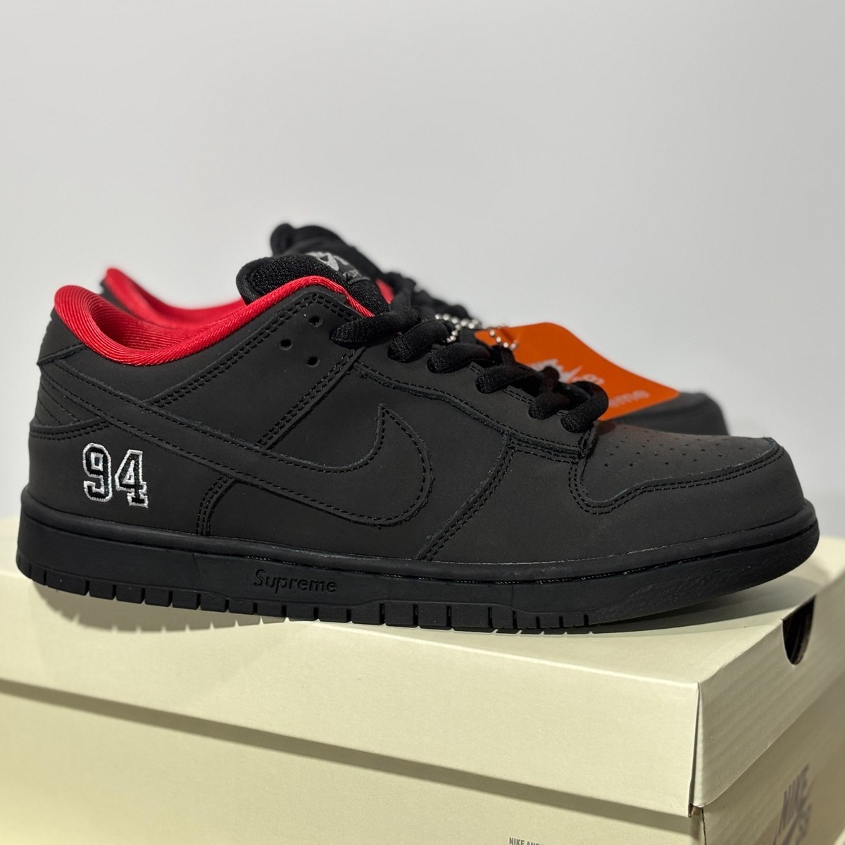 Size 8 - Supreme x Nike Dunk SB Low Black for sale online | eBay