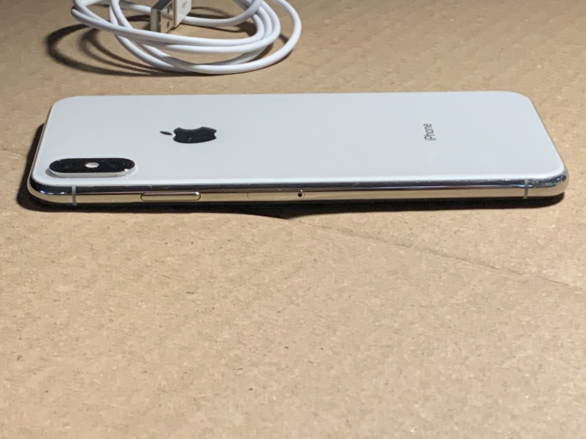 Apple iPhone XS Max 64GB Silver Unlocked A1921 | eBay