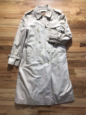 Vintage 70s Burberry Trench Coat W/ Liner 42 8R Burberrys | eBay