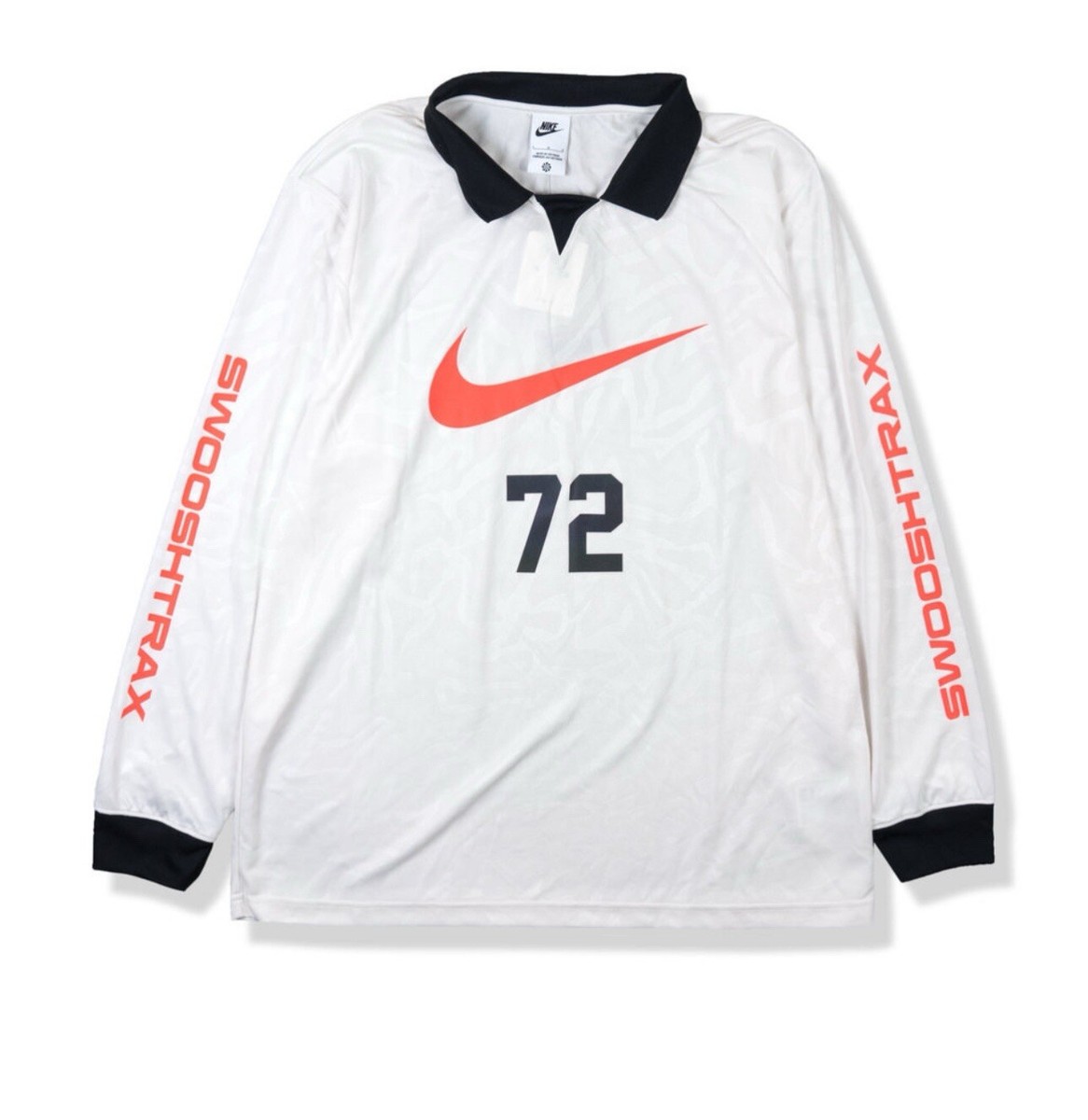 NWT NIKE Swooshtrax 72 Shirt Soccer Top Men's LS Collar Sz XL