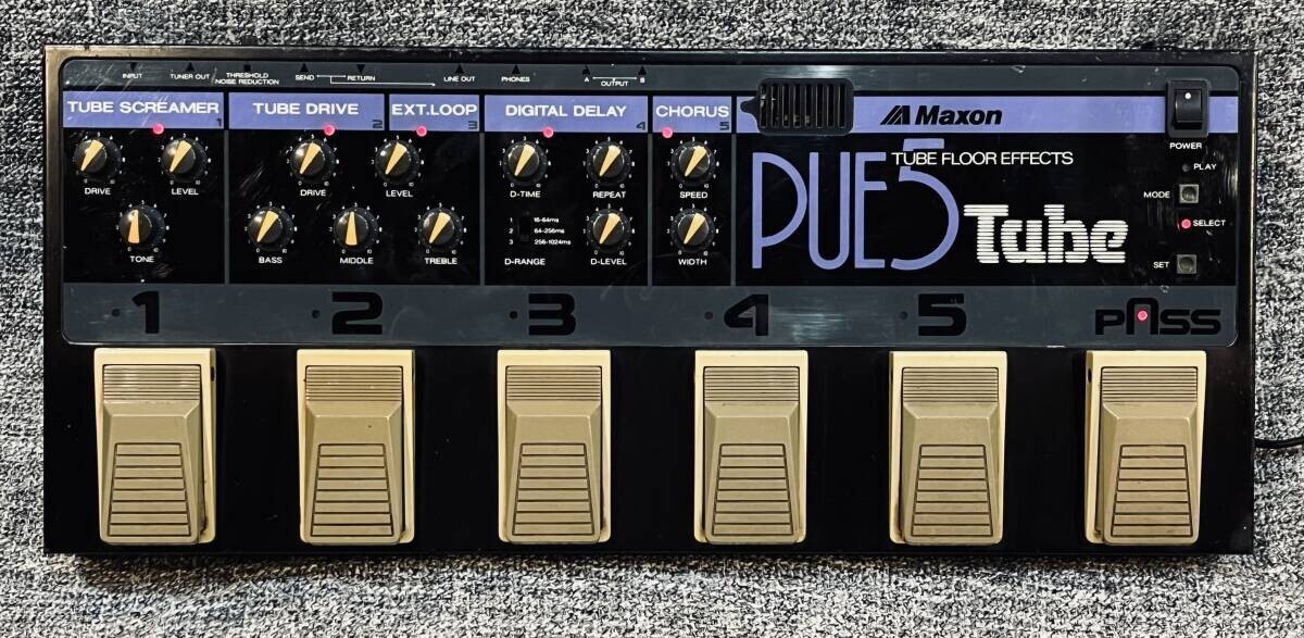 Maxon マクソン PUE5 アナログ マルチ エフェクター ヴィンテージ