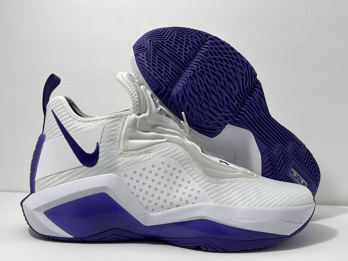 Nike Lebron Soldier XIV TB Promo White Purple Cw4221-106 Men Size