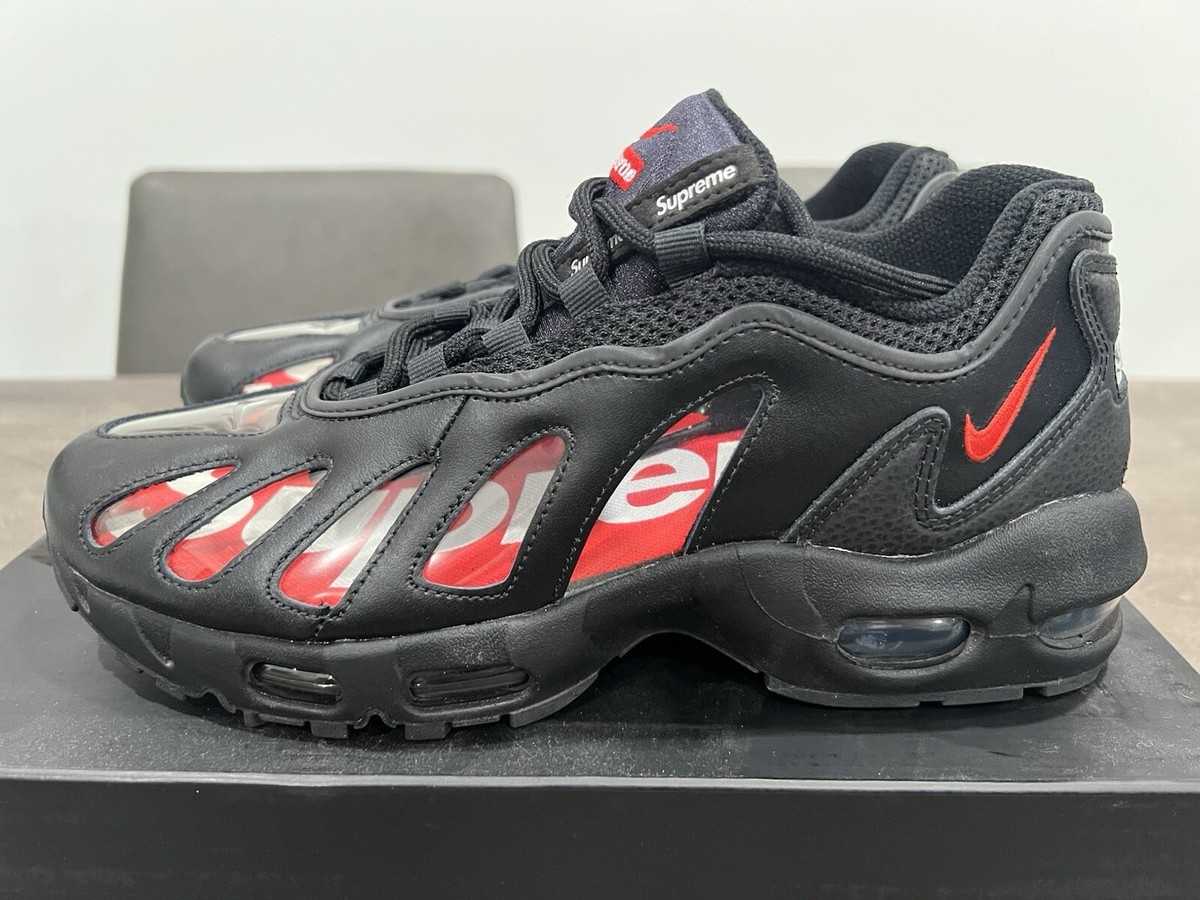 Nike Air Max 96 Supreme Black Clear Men's Size 9 | eBay