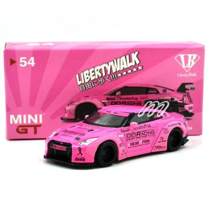 TSM Mini GT LB Works NISSAN GT-R Liberty Walk WearIt Pink Toys