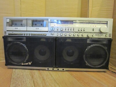SHARP GF-999 THE SEARCHER-W Stereo Cassette Deck Boombox JUNK | eBay