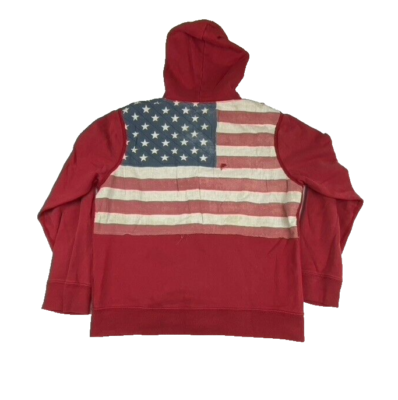 Denim & Supply Flag Hoodie Mens Large Ralph Lauren American Flag