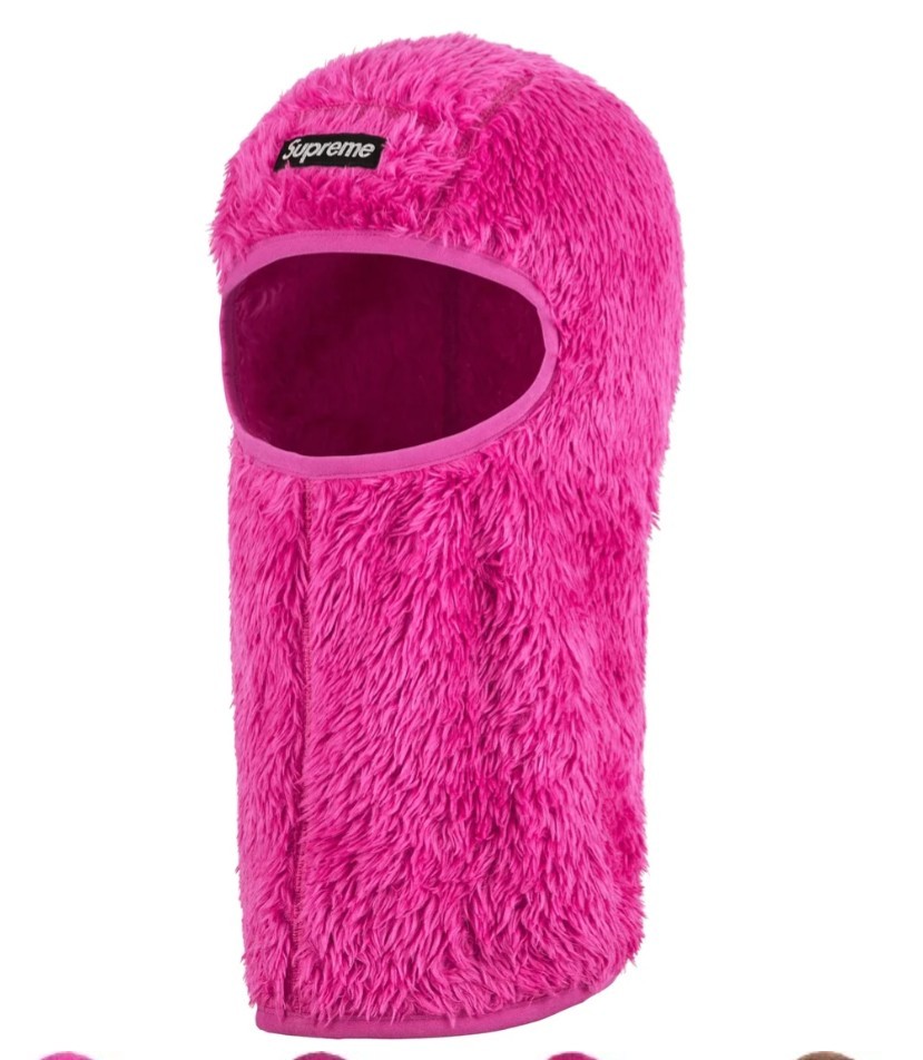 Supreme Fuzzy Balaclava pink one size ( FW 24) ships today | eBay