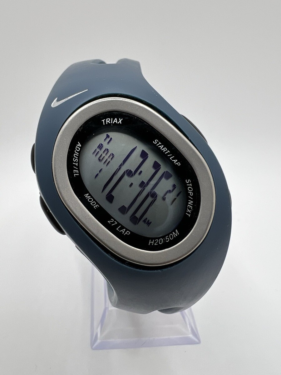 Vintage Men's Nike Triax S27 WR0066 Watch Y2k Run Train | eBay