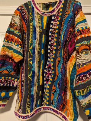 Vintage COOGI 100% Pure New Wool Medium Sweater Made in AUSTRALIA