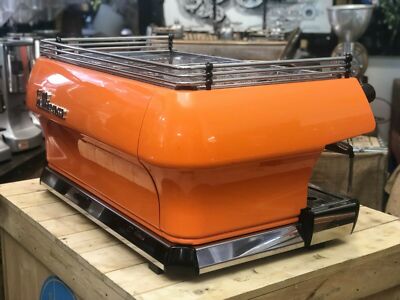 LA MARZOCCO FB80 3 GROUP ORANGE ESPRESSO COFFEE MACHINE RESTAURANT