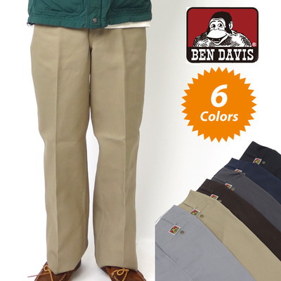 Original BEN Davis Pants Black- Nave- Charcoal- L. Gray- Khaki